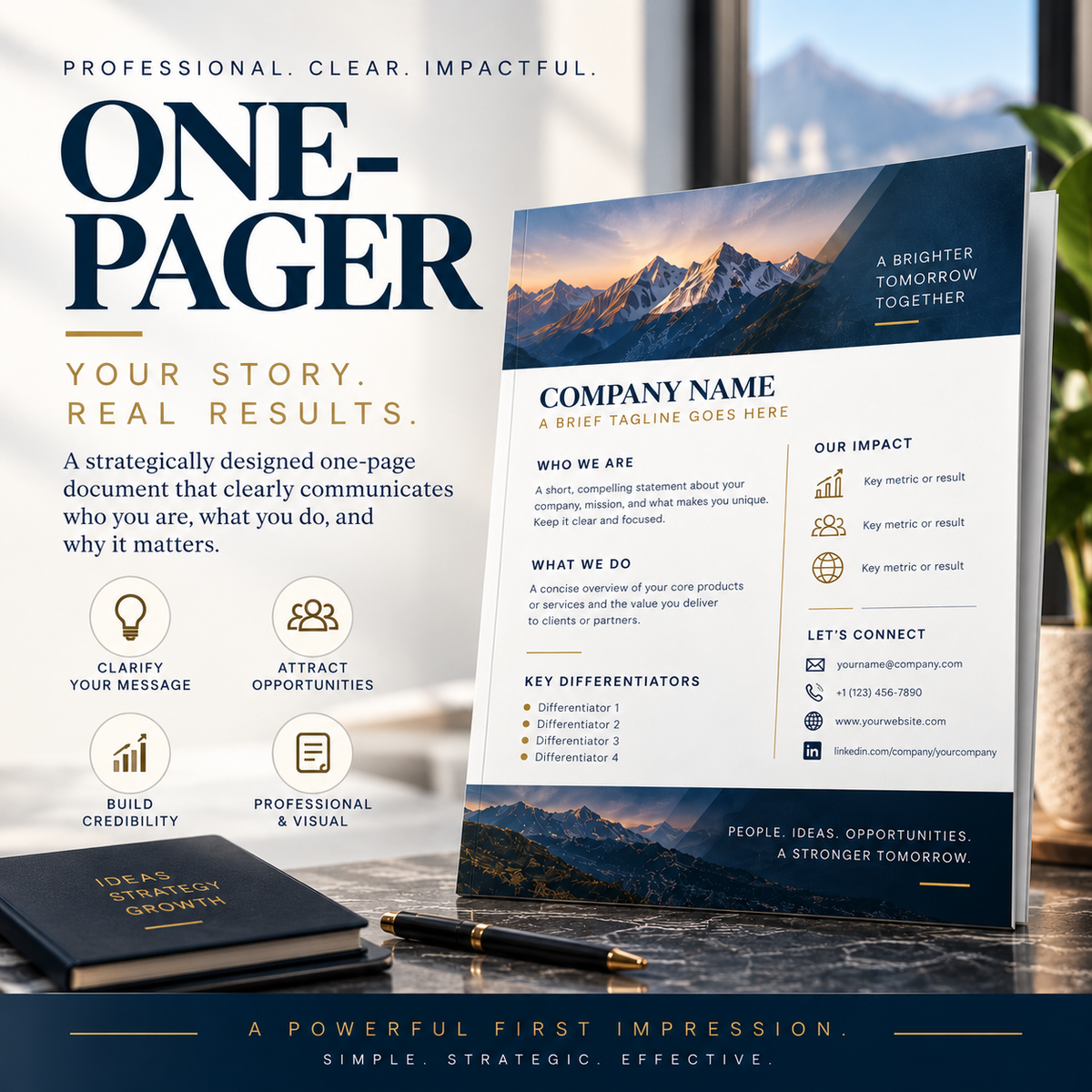 Professional One-Pager